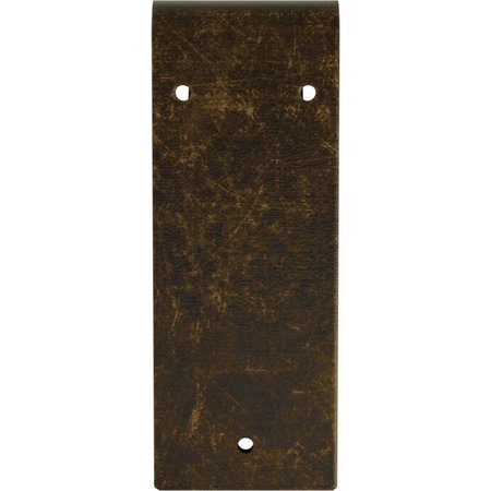 Ekena Millwork Morris Steel Bracket, Antiqued Brass 3"W x 8"D x 8"H BKTM03X08X08MOABS